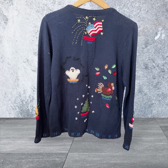 Northern Isle Cardigan Sweater. Perfect for teachers. EUC - Picture 2 of 10